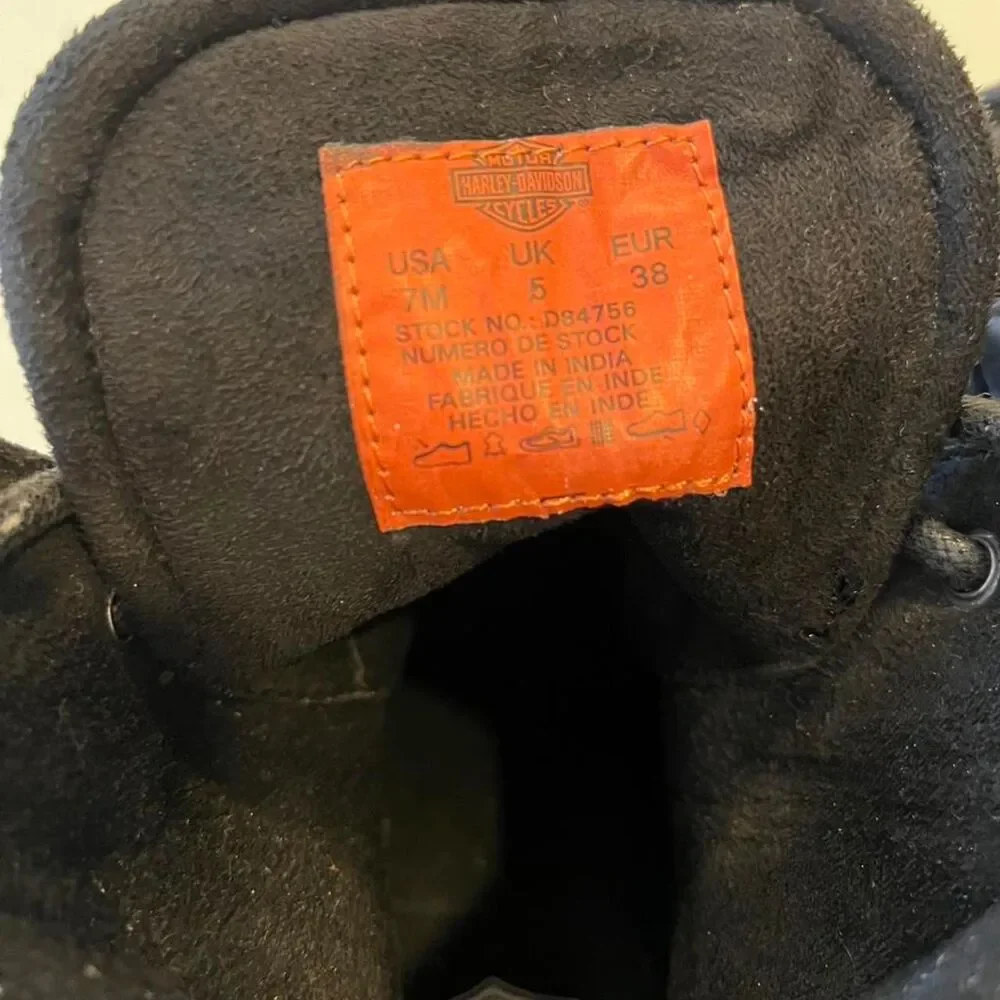 Harley-davidson Women's Black Boots - Picture 4 of 5